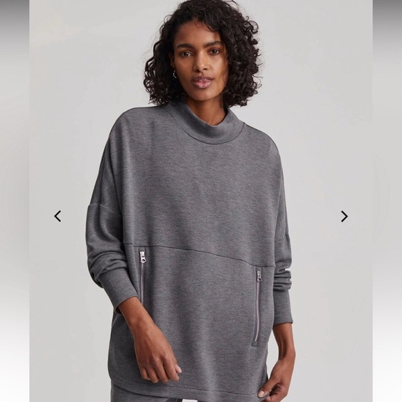 Varley Bay Sweat pullover lightweight double face - Picture 3 of 11